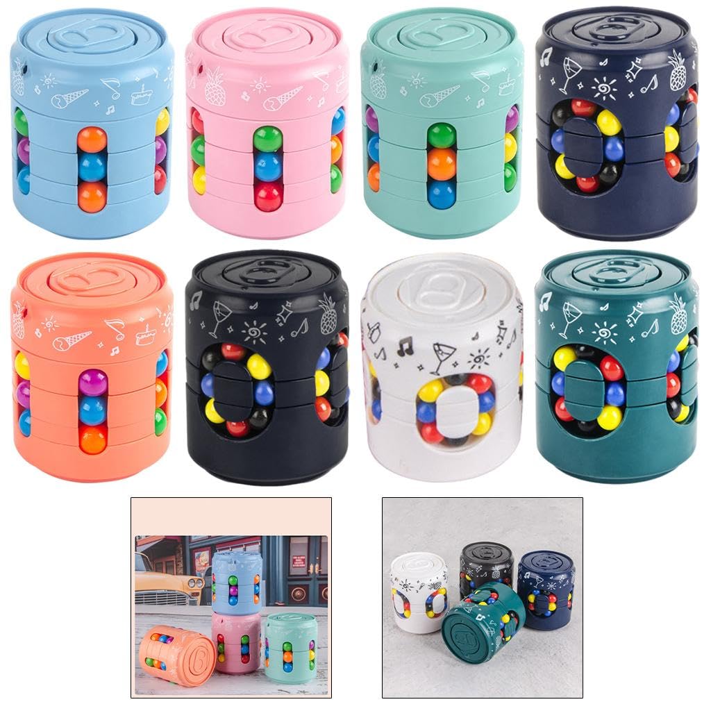 Can Cube Toy Magic Bean Rotating Sliding Puzzle Game